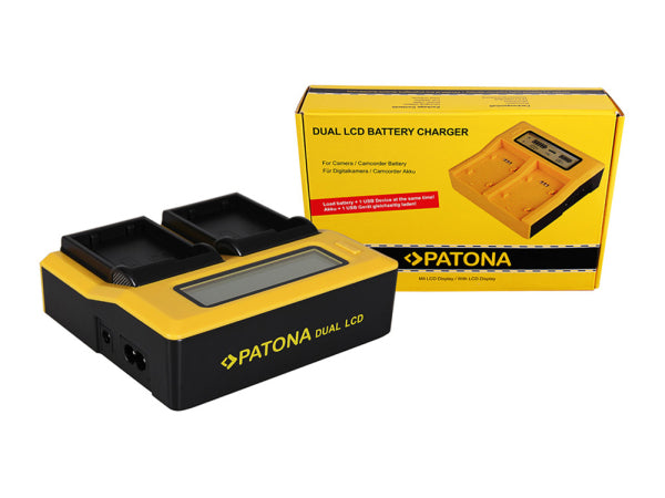 Patona Dual LCD Charger Nikon EN-EL15 Kaufuniversum - Patona Dual LCD Charger Nikon EN-EL15