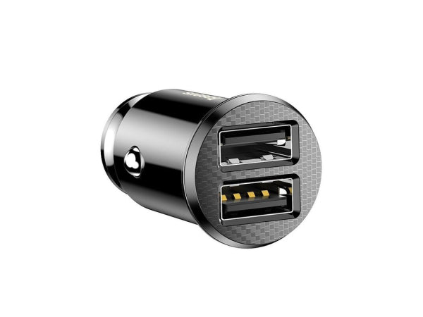 Baseus Dual Car Charger 5V Black Kaufuniversum - Baseus Dual Car Charger 5V Black
