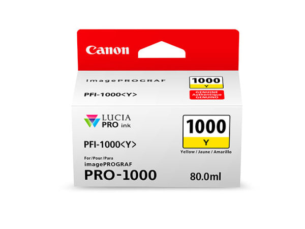 Canon Ink PFI-1000Y Yellow Kaufuniversum - Canon Ink PFI-1000Y Yellow