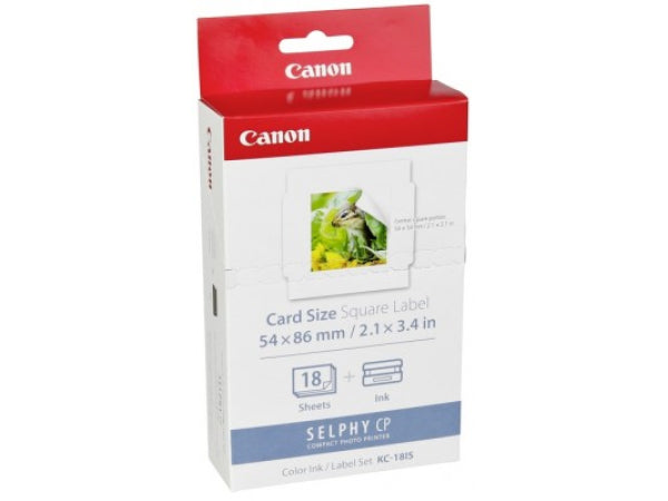 Canon KC-18IS 18x Sticker 5 x 5cm Kaufuniversum - Canon KC-18IS 18x Sticker 5 x 5cm
