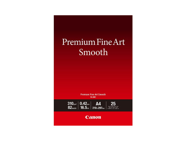 Canon FA-SM1 A4 Fine Art Smooth Paper Kaufuniversum - Canon FA-SM1 A4 Fine Art Smooth Paper