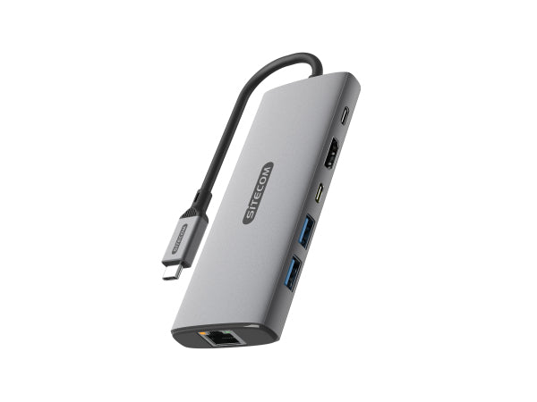 Sitecom 6 in 1 USB-C Multiport Adapter Kaufuniversum - Sitecom 6 in 1 USB-C Multiport Adapter