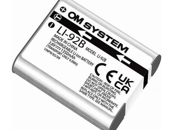 OM System LI-92B Lithium Ion (1350 mAh) Kaufuniversum - OM System LI-92B Lithium Ion (1350 mAh)