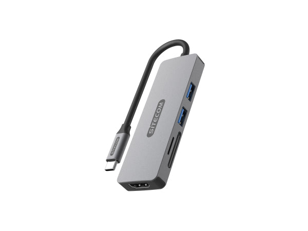 Sitecom 5 in 1 USB-C Multiport Adapter Kaufuniversum - Sitecom 5 in 1 USB-C Multiport Adapter