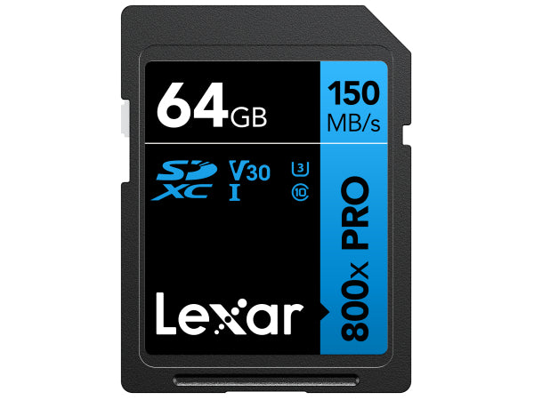 Lexar 800x UHS-I SDXC 64GB Blue Kaufuniversum - Lexar 800x UHS-I SDXC 64GB Blue