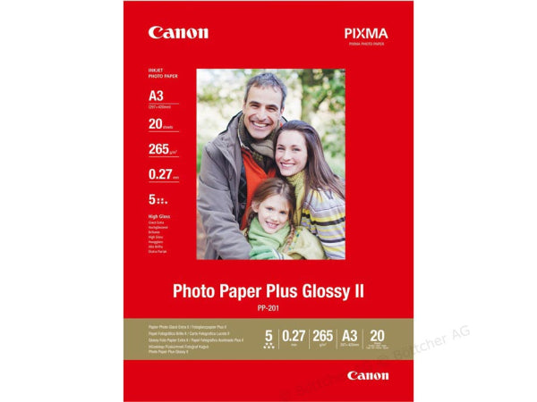 Canon PP-201 A3 265g/m2 20sheets Kaufuniversum - Canon PP-201 A3 265g/m2 20sheets