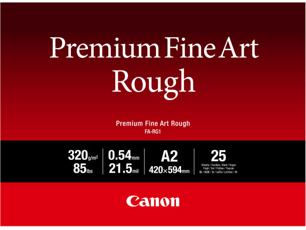 Canon FA-RG1 Fine Art Paper A2/25 Blat Kaufuniversum - Canon FA-RG1 Fine Art Paper A2/25 Blat