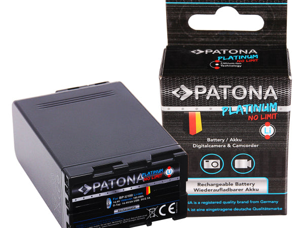 Patona Platinum Akku Sony BP-U100 Kaufuniversum - Patona Platinum Akku Sony BP-U100