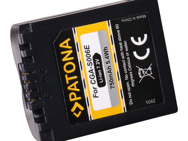 Patona Akku Panasonic CGR-S006E Kaufuniversum - Patona Akku Panasonic CGR-S006E