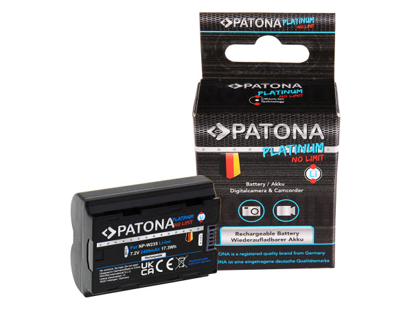 Patona Platinum Akku Fuji NP-W235 Kaufuniversum - Patona Platinum Akku Fuji NP-W235