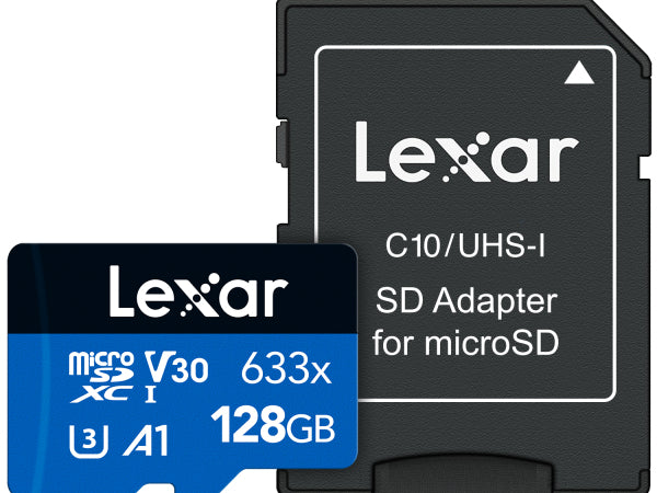Lexar micro SDXC 100MB/s 128GB Blue m.A Kaufuniversum - Lexar micro SDXC 100MB/s 128GB Blue m.A
