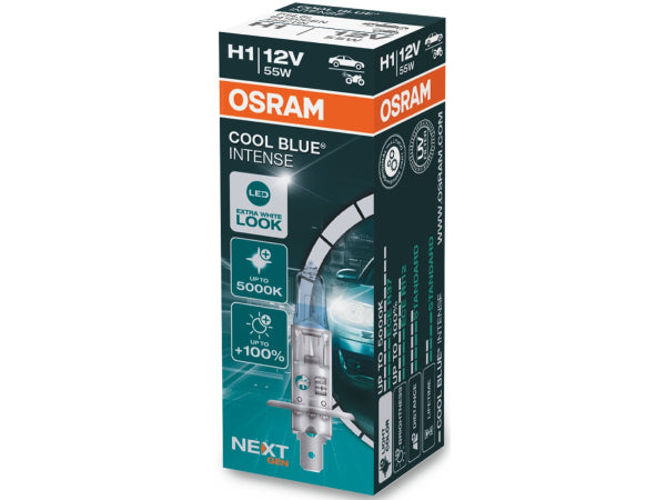 OSRAM COOL BLUE INTENSE H1/12V/55W/P14,5s Kaufuniversum - OSRAM COOL BLUE INTENSE H1/12V/55W/P14,5s