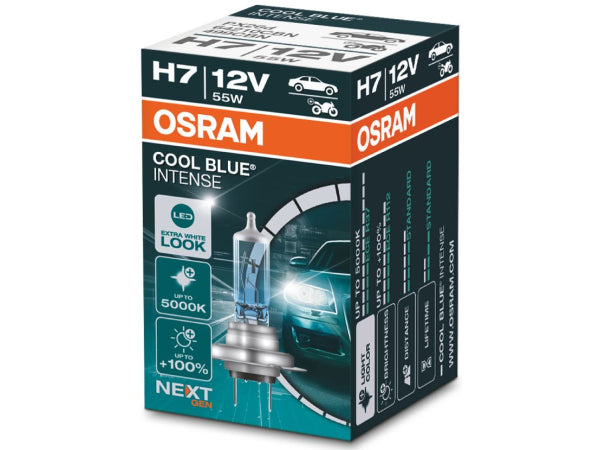 OSRAM COOL BLUE INTENSE H7/12V/55W/PX26d Kaufuniversum - OSRAM COOL BLUE INTENSE H7/12V/55W/PX26d