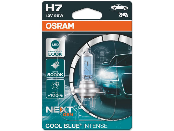 OSRAM COOL BLUE INTENSE Singleblister H7/12V/55W/PX26d Kaufuniversum - OSRAM COOL BLUE INTENSE Singleblister H7/12V/55W/PX26d