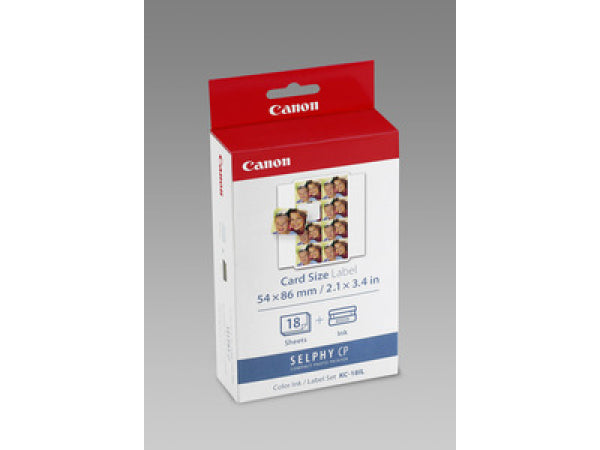 Canon KC-18IL Sticker 22x17.3mm 18sheet Kaufuniversum - Canon KC-18IL Sticker 22x17.3mm 18sheet