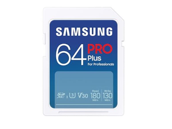 Samsung Pro+ SDXC 64GB 180MB/s V30 Kaufuniversum - Samsung Pro+ SDXC 64GB 180MB/s V30
