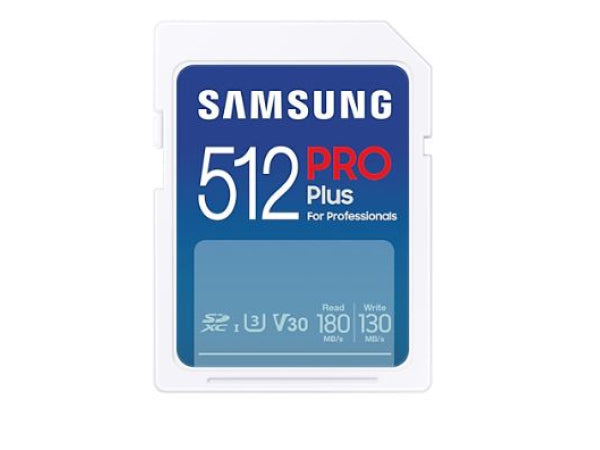 Samsung Pro+ SDXC 512GB 180MB/s V30 Kaufuniversum - Samsung Pro+ SDXC 512GB 180MB/s V30