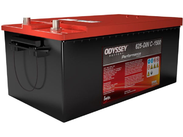 Odyssey AGM-Batterie 12V/220Ah/1500A LxBxH 518x276x225mm/S:3 Kaufuniversum - Odyssey AGM-Batterie 12V/220Ah/1500A LxBxH 518x276x225mm/S:3