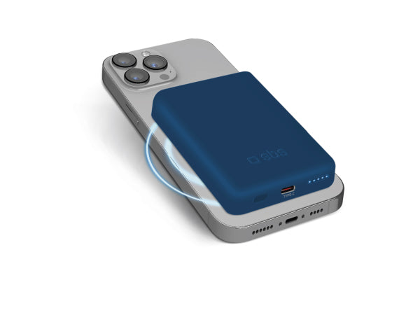 SBS 5000 mAh kabellose magnetische Powerbank Kaufuniversum - SBS 5000 mAh kabellose magnetische Powerbank