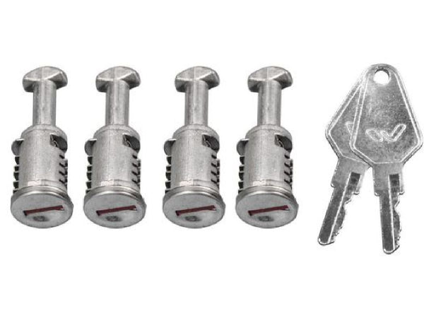 MENABO Schlosssatz Dachträger Tiger / Delta 4 Zylinder, 2 Schlüssel Kaufuniversum - MENABO Schlosssatz Dachträger Tiger / Delta 4 Zylinder, 2 Schlüssel