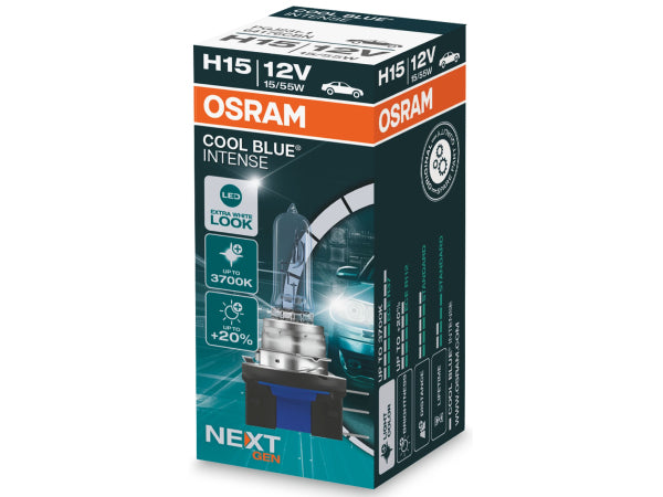 OSRAM Cool blue intense H15 12V 55/15W PGJ23T-1 Kaufuniversum - OSRAM Cool blue intense H15 12V 55/15W PGJ23T-1