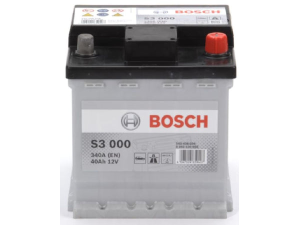 Starterbatterie Bosch 12V/40Ah/340A LxBxH 175x175x190mm/S:0 Kaufuniversum - Starterbatterie Bosch 12V/40Ah/340A LxBxH 175x175x190mm/S:0