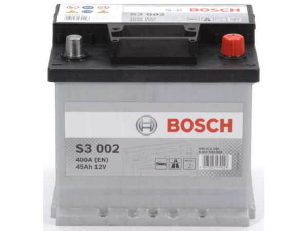 Starterbatterie Bosch 12V/45Ah/400A LxBxH 207x175x190mm/S:0 Kaufuniversum - Starterbatterie Bosch 12V/45Ah/400A LxBxH 207x175x190mm/S:0