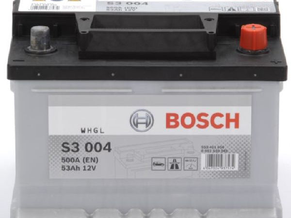 Starterbatterie Bosch 12V/53Ah/500A LxBxH 242x175x175mm/S:0 Kaufuniversum - Starterbatterie Bosch 12V/53Ah/500A LxBxH 242x175x175mm/S:0