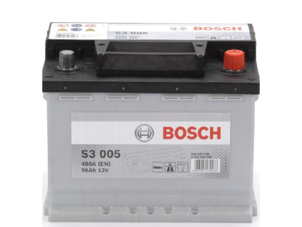 Starterbatterie Bosch 12V/56Ah/480A LxBxH 242x175x190mm/S:0 Kaufuniversum - Starterbatterie Bosch 12V/56Ah/480A LxBxH 242x175x190mm/S:0