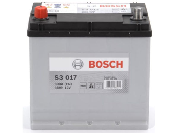 Starterbatterie Bosch 12V/45Ah/300A LxBxH 220x135x225mm/S:1 Kaufuniversum - Starterbatterie Bosch 12V/45Ah/300A LxBxH 220x135x225mm/S:1