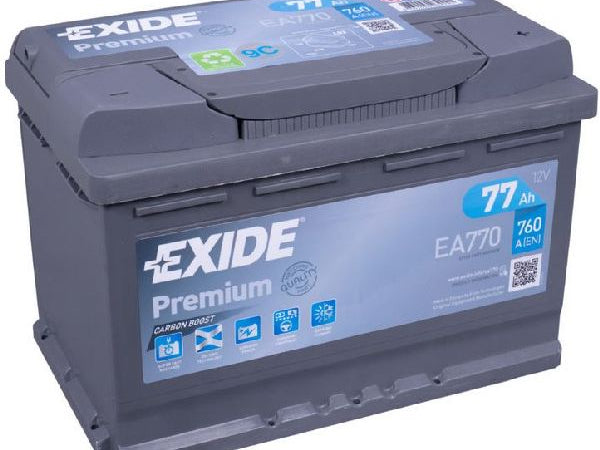 Exide Premium 12V/77Ah/760A LxBxH 278x175x190mm/B13/S:0 Kaufuniversum - Exide Premium 12V/77Ah/760A LxBxH 278x175x190mm/B13/S:0