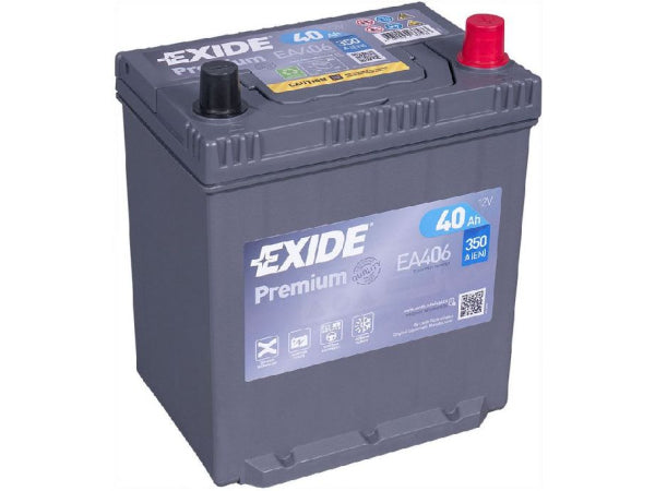 Exide Premium 12V/40Ah/350A LxBxH 187x136x220mm/B1 Korea/S:0 Kaufuniversum - Exide Premium 12V/40Ah/350A LxBxH 187x136x220mm/B1 Korea/S:0