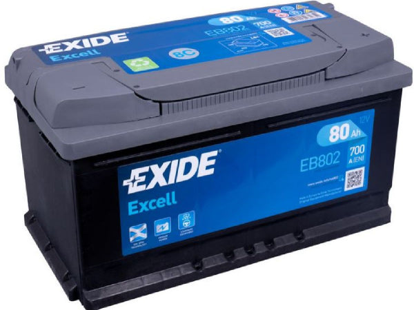 Exide Excell 12V/80Ah/700A LxBxH 315x175x175mm/B13/S:0 Kaufuniversum - Exide Excell 12V/80Ah/700A LxBxH 315x175x175mm/B13/S:0