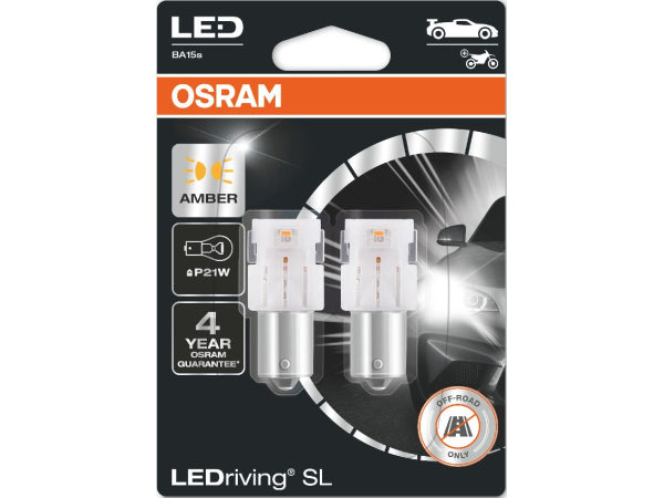 OSRAM LEDriving SL Amber 12V P21W Doppelblister Kaufuniversum - OSRAM LEDriving SL Amber 12V P21W Doppelblister