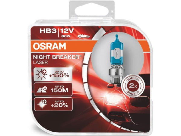 OSRAM Night Breaker Laser HB3 12V 60W P20d Kaufuniversum - OSRAM Night Breaker Laser HB3 12V 60W P20d