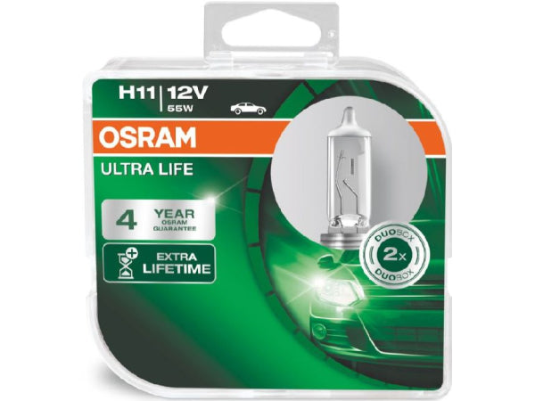 OSRAM Ultra Life Duobox H11 12V 55W PGJ19-2 Kaufuniversum - OSRAM Ultra Life Duobox H11 12V 55W PGJ19-2