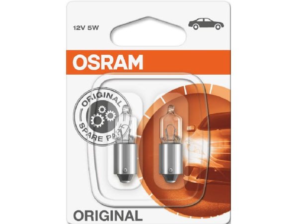 OSRAM Glühlampe 12V 5W BA9s / Blister VPE 2 Kaufuniversum - OSRAM Glühlampe 12V 5W BA9s / Blister VPE 2