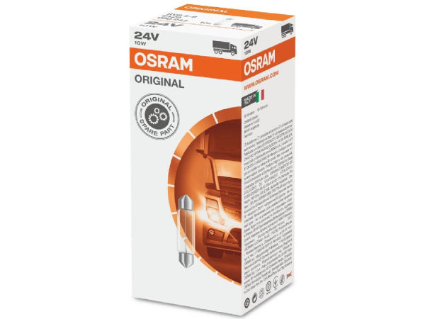 OSRAM Soffittenlampe 24V 10W SV8,5-8 / 41 x 11 mm Kaufuniversum - OSRAM Soffittenlampe 24V 10W SV8,5-8 / 41 x 11 mm