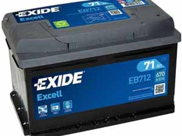 Exide Excell 12V/71Ah/670A LxBxH 278x175x175mm/B13/S:0 Kaufuniversum - Exide Excell 12V/71Ah/670A LxBxH 278x175x175mm/B13/S:0