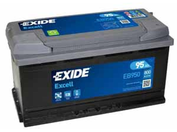 Exide Excell 12V/95Ah/800A LxBxH 353x175x190mm/B13/S:0 Kaufuniversum - Exide Excell 12V/95Ah/800A LxBxH 353x175x190mm/B13/S:0