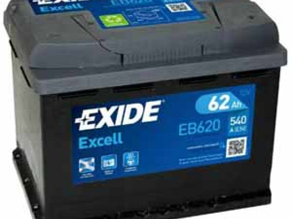Exide Excell 12V/62Ah/540A LxBxH 242x175x190mm/B13/S:0 Kaufuniversum - Exide Excell 12V/62Ah/540A LxBxH 242x175x190mm/B13/S:0