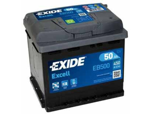 Exide Excell 12V/50Ah/450A LxBxH 207x175x190mm/B13/S:0 Kaufuniversum - Exide Excell 12V/50Ah/450A LxBxH 207x175x190mm/B13/S:0