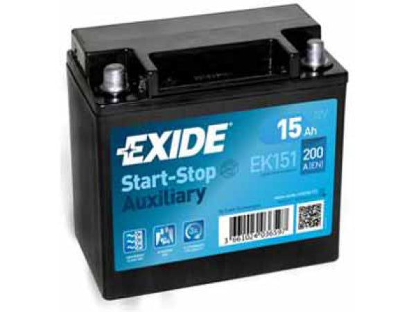 Exide Backup 12V/15Ah/200A LxBxH 150x90x145mm/B0/S:1 Kaufuniversum - Exide Backup 12V/15Ah/200A LxBxH 150x90x145mm/B0/S:1