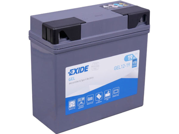 Exide 12 Volt // 19 AH // 170 Amp. LxBxH : 185 // 80 // 170 // S:0 Kaufuniversum - Exide 12 Volt // 19 AH // 170 Amp. LxBxH : 185 // 80 // 170 // S:0