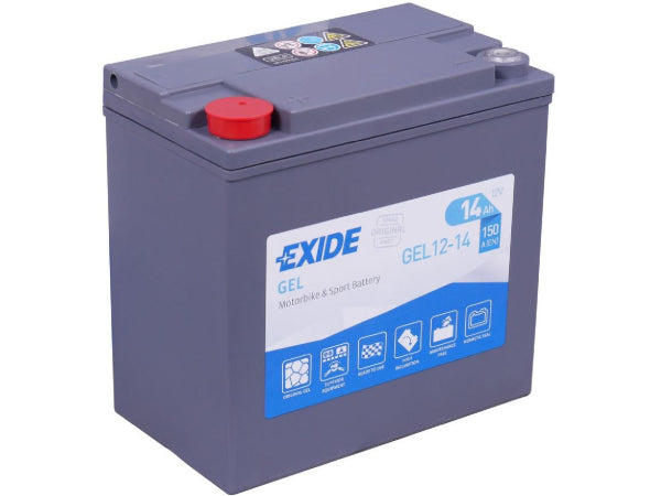 Exide 12 Volt // 14 AH // 150 Amp. LxBxH : 150 // 87 // 145 // S:1 Kaufuniversum - Exide 12 Volt // 14 AH // 150 Amp. LxBxH : 150 // 87 // 145 // S:1