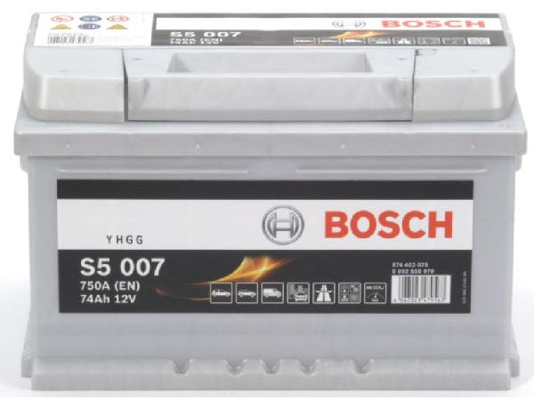 Starterbatterie Bosch 12V/74Ah/750A LxBxH 278x175x175mm/S:0 Kaufuniversum - Starterbatterie Bosch 12V/74Ah/750A LxBxH 278x175x175mm/S:0