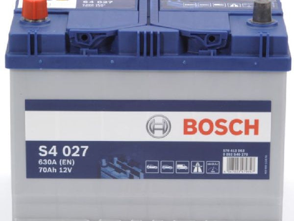 Starterbatterie Bosch 12V/70Ah/630A LxBxH 261x175x220mm/S:1 Kaufuniversum - Starterbatterie Bosch 12V/70Ah/630A LxBxH 261x175x220mm/S:1