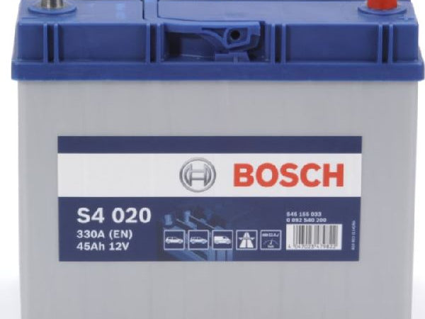 Starterbatterie Bosch 12V/45Ah/330A LxBxH 238x129x227mm/S:0 Kaufuniversum - Starterbatterie Bosch 12V/45Ah/330A LxBxH 238x129x227mm/S:0