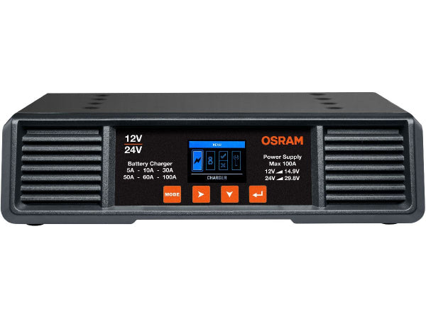 OSRAM BATTERYcharge PRO Batterieladegerät 12-24V / 100A Kaufuniversum - OSRAM BATTERYcharge PRO Batterieladegerät 12-24V / 100A
