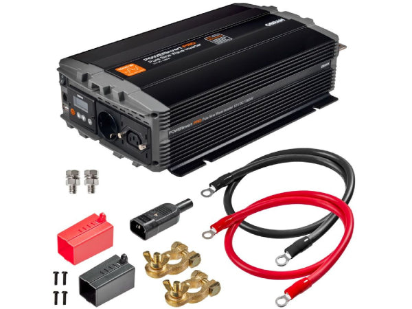 OSRAM POWERinvert PRO Wechselrichter reiner Sinus/12V/1000W RCD/98A Kaufuniversum - OSRAM POWERinvert PRO Wechselrichter reiner Sinus/12V/1000W RCD/98A